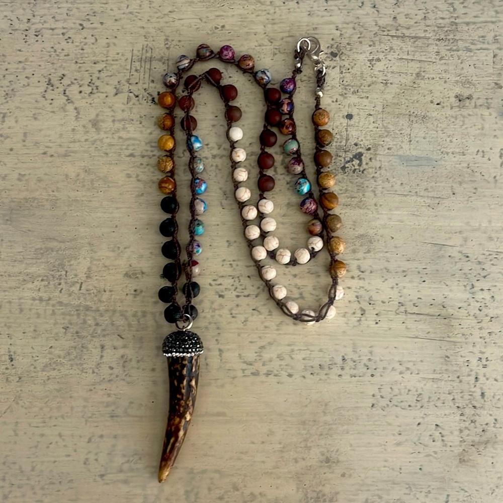 Handmade Gemstone pendant necklace